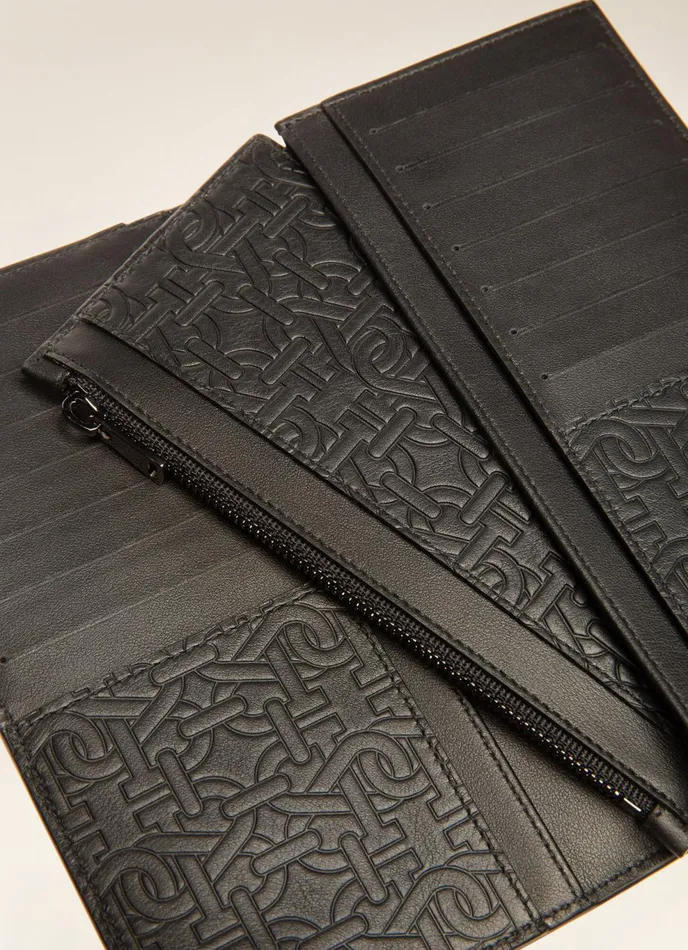 Men Bally Wallets Baynen 8211 Leather Continental Wallet In Black