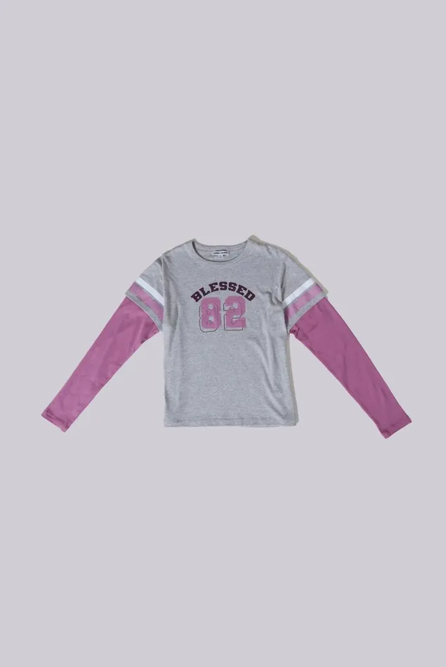Men Blessed Double Layer Tee Jaded London TShirts and Vests