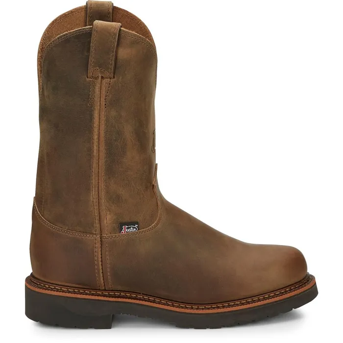 MEN Blueprint 11034 Work Tan Gaucho Justin Boots Work