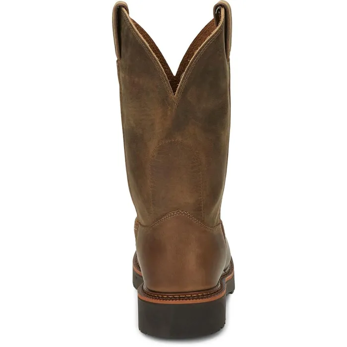 MEN Blueprint 11034 Work Tan Gaucho Justin Boots Work