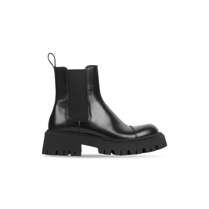 Men Boots and Derbies Balenciaga Tractor 20mm Boot In Black