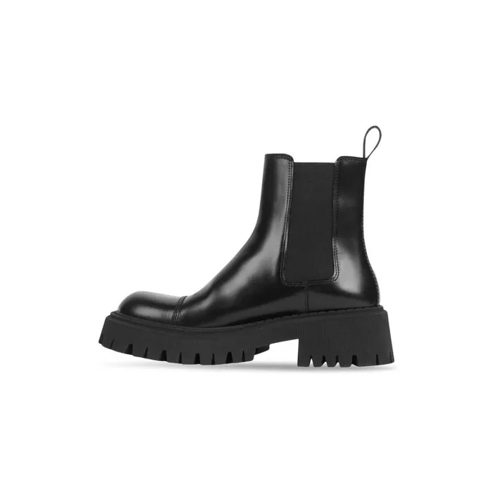 Men Boots and Derbies Balenciaga Tractor 20mm Boot In Black