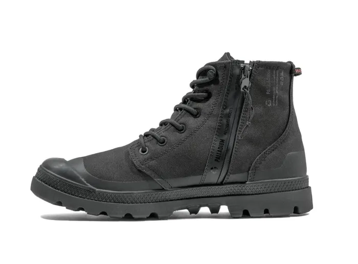 Men Boots PALLADIUM PAMPA RCYL LTWPZIP Blackblack