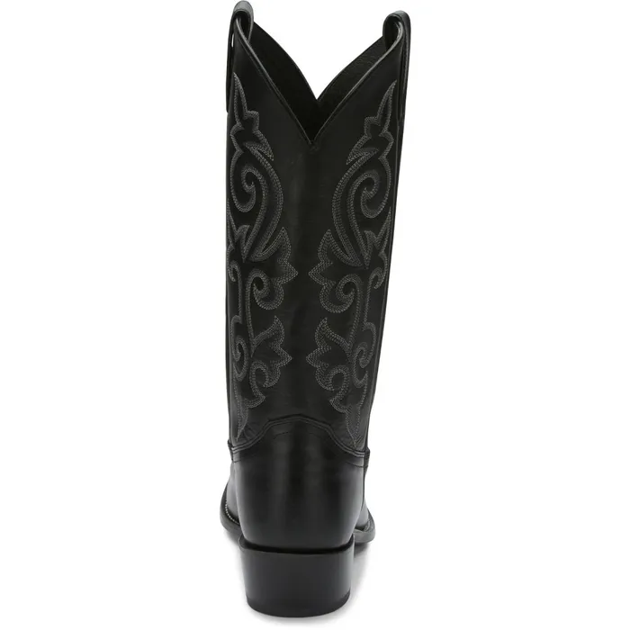 MEN Buck 13034 Western Black Justin Boots Western