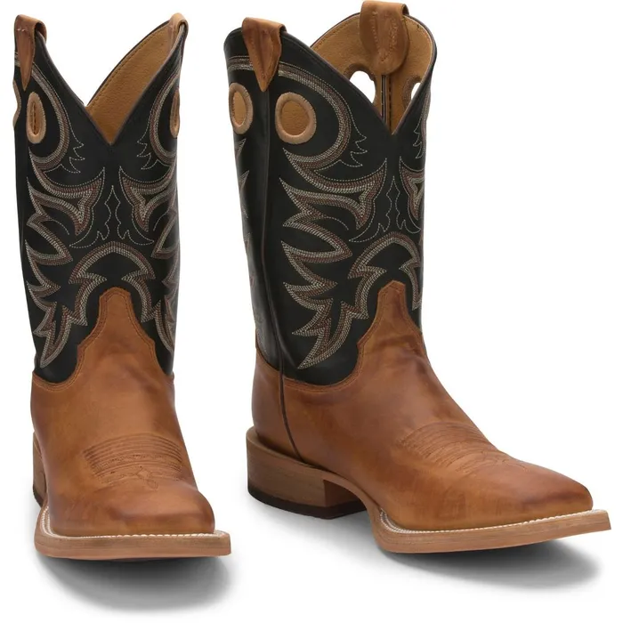 MEN Caddo 11034 Western Copper Brown Justin Boots Western