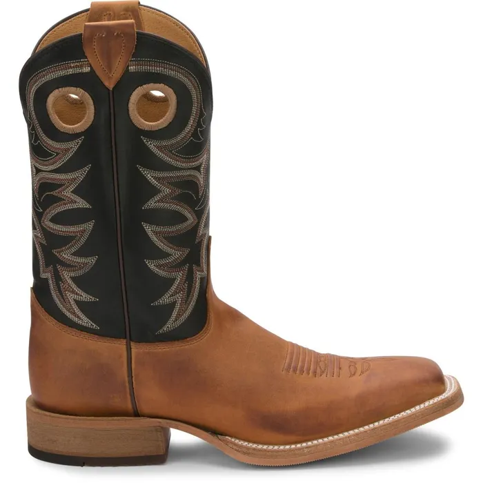 MEN Caddo 11034 Western Copper Brown Justin Boots Western
