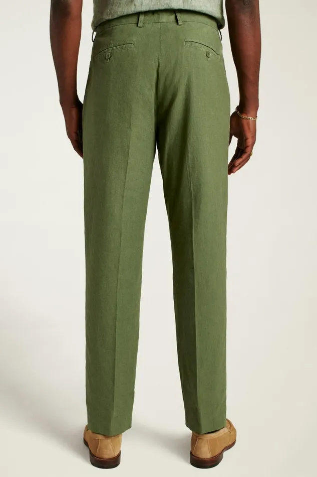 Men Coastal Linen Pant Green Juice Bonobos Seasonal Pants