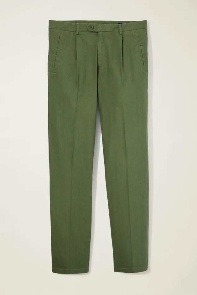Men Coastal Linen Pant Green Juice Bonobos Seasonal Pants