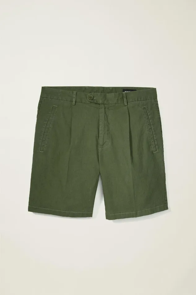 Men Coastal Linen Short Green Juice Bonobos Casual Shorts