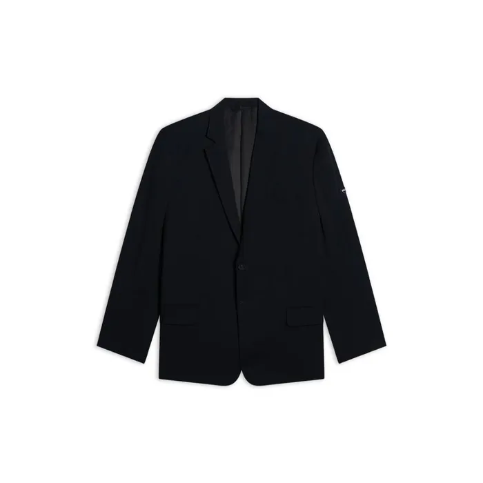 Men Coats and Jackets Balenciaga Washed Jacket In Black