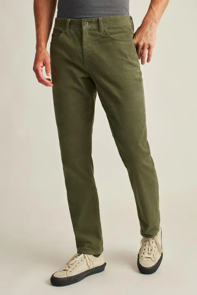 Men Corduroy 5Pocket Pants Beetle Green Bonobos 5Pocket Pants