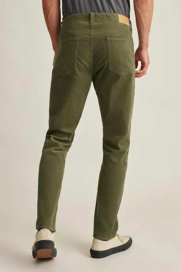 Men Corduroy 5Pocket Pants Beetle Green Bonobos 5Pocket Pants