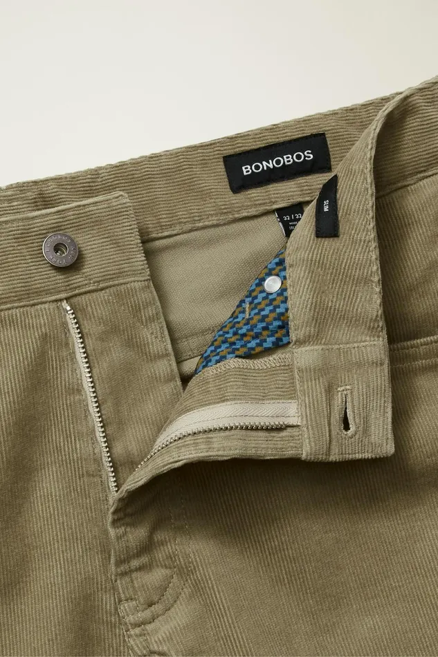 Men Corduroy 5Pocket Pants Dark Beige Bonobos 5Pocket Pants