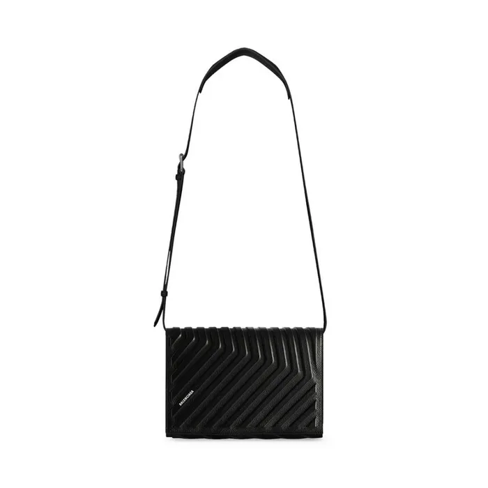 Men Crossbodies and Messengers Balenciaga Car Flap Bag With Strap In Black