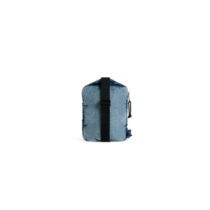 Men Crossbodies and Messengers Balenciaga Explorer Crossbody Messenger Bag Denim In Faded Blue