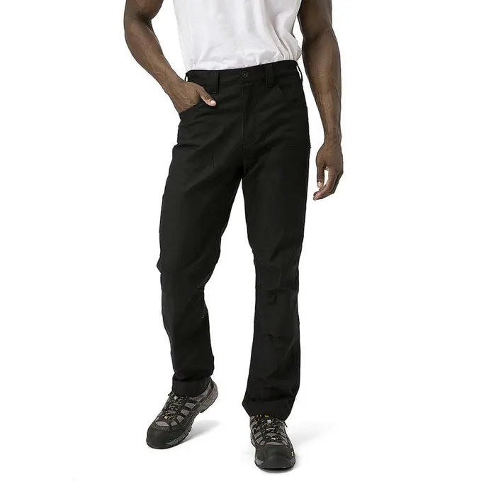 Men Double Front Stretch Canvas Straight Fit Utility Pant Cat Footwear Pants