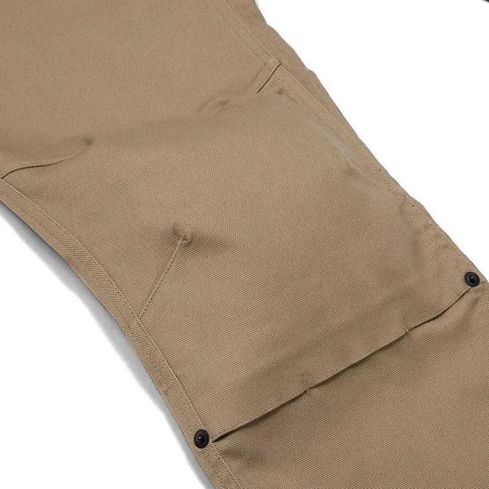 Men Double Front Stretch Canvas Straight Fit Utility Pant Cat Footwear Pants