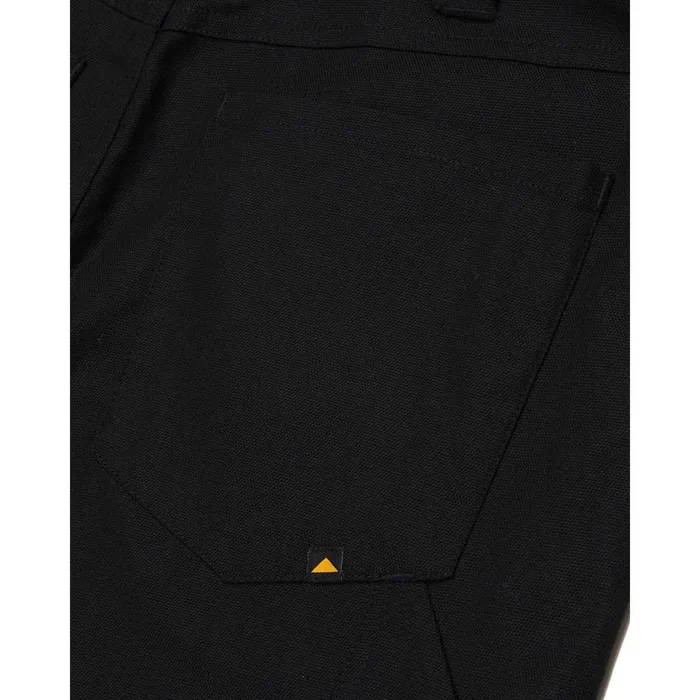 Men Double Front Stretch Canvas Straight Fit Utility Pant Cat Footwear Pants