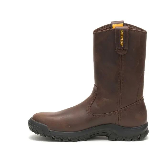 Men Drawbar PullOn Work Boot Cat Footwear Boots