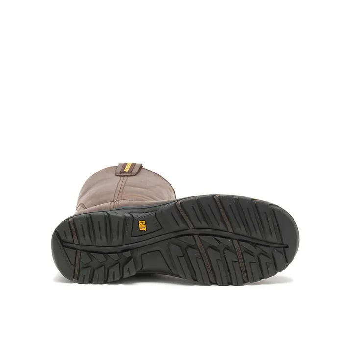 Men Drawbar PullOn Work Boot Cat Footwear Boots
