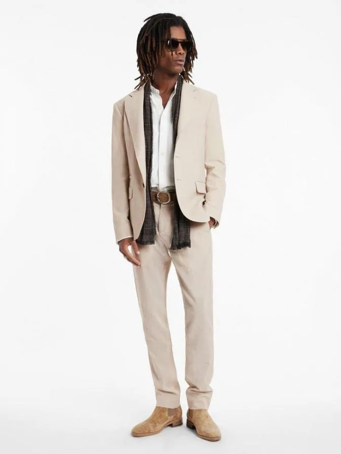 Men Dress Pants John Varvatos MERCER PANTS Camel