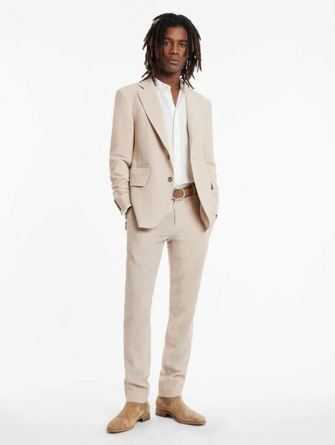 Men Dress Pants John Varvatos MERCER PANTS Camel