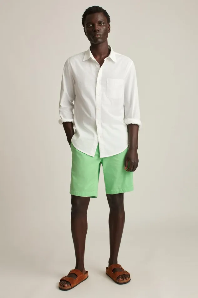 Men Easy Lightweight Shorts Light Grass Green Bonobos Chino Shorts