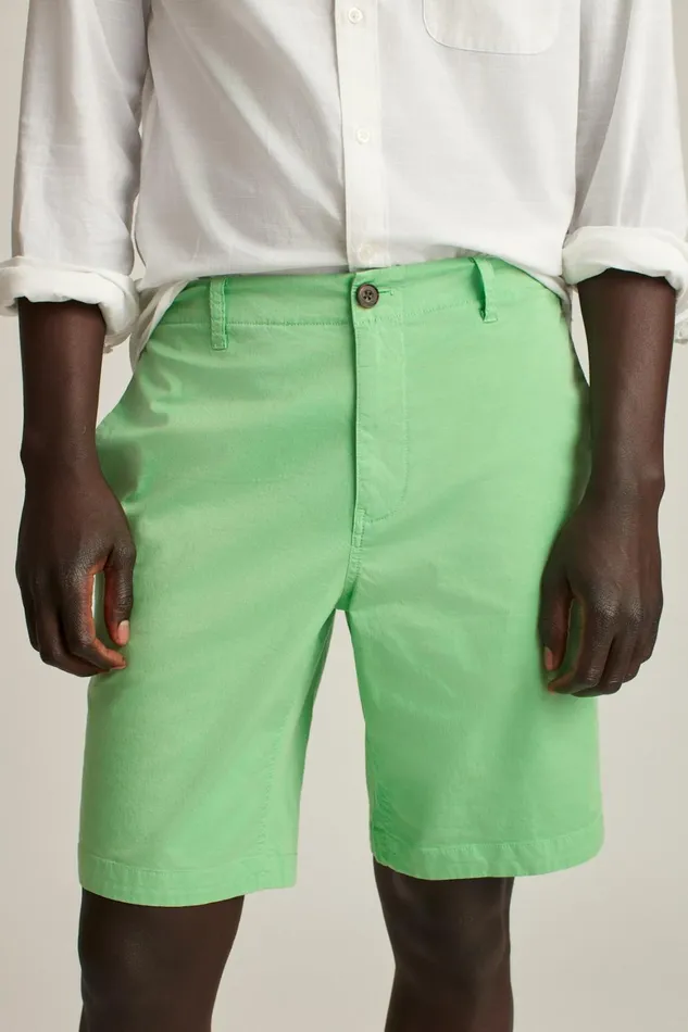 Men Easy Lightweight Shorts Light Grass Green Bonobos Chino Shorts
