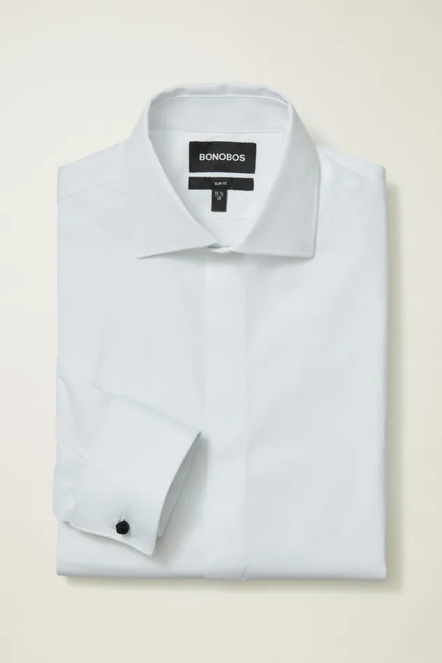 Men Empire Stretch Tuxedo Shirt White Bonobos Formal Dress Shirts