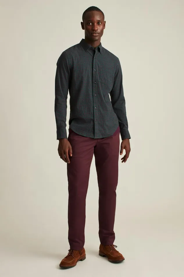 Men Everyday Lightweight Flannel Shirt Caspian Check Bonobos Casual Shirts