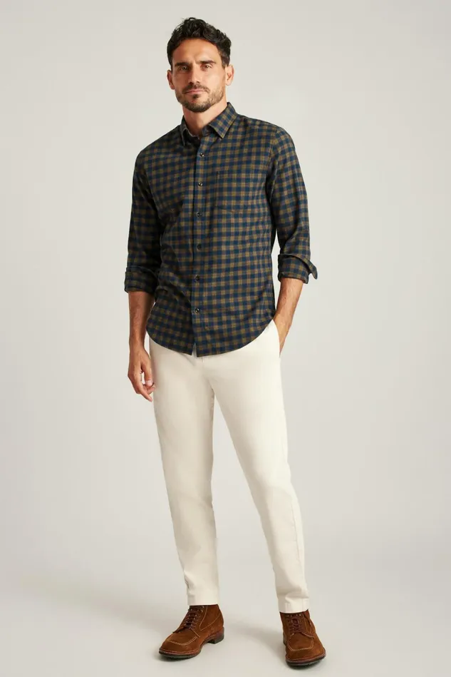 Men Everyday Lightweight Flannel Shirt Languishing Plaid Bonobos Casual Shirts Men Everyday Lightweight Flannel Shirt Languishing Plaid Bonobos Casual Shirts