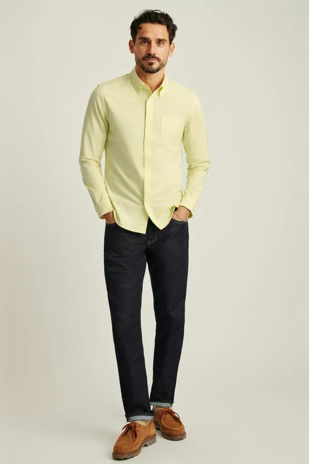 Men Everyday Oxford Shirt Goldfinch Bonobos Casual Shirts