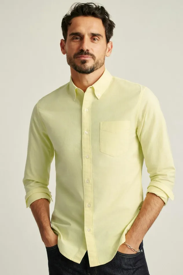 Men Everyday Oxford Shirt Goldfinch Bonobos Casual Shirts