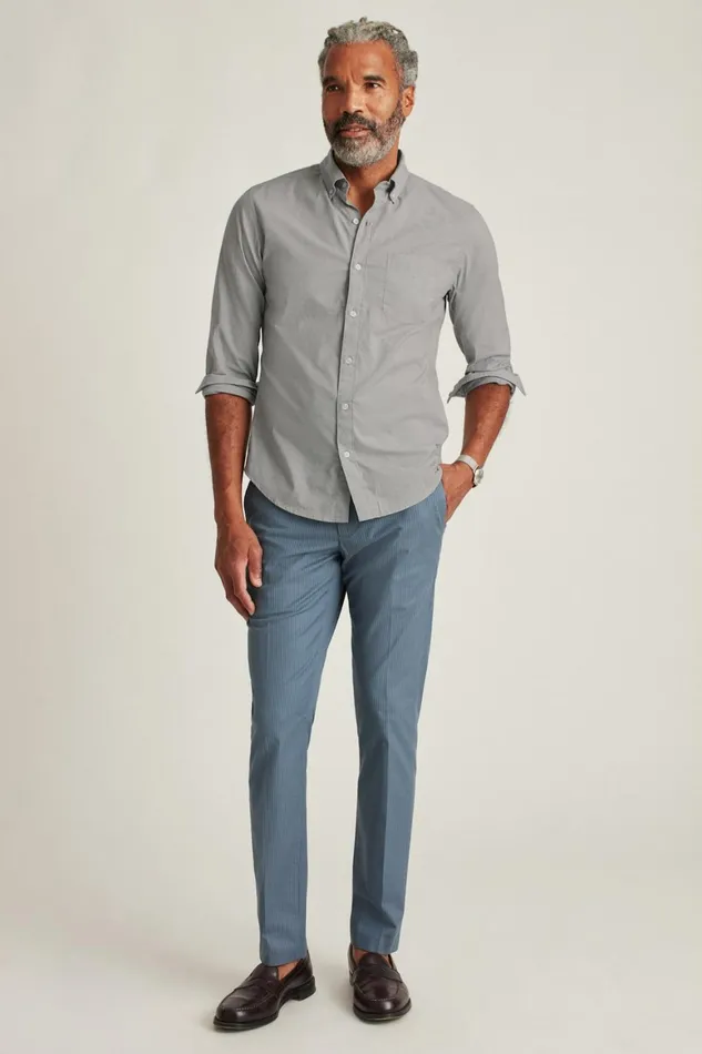 Men Everyday Shirt Grey End On End Bonobos Casual Shirts