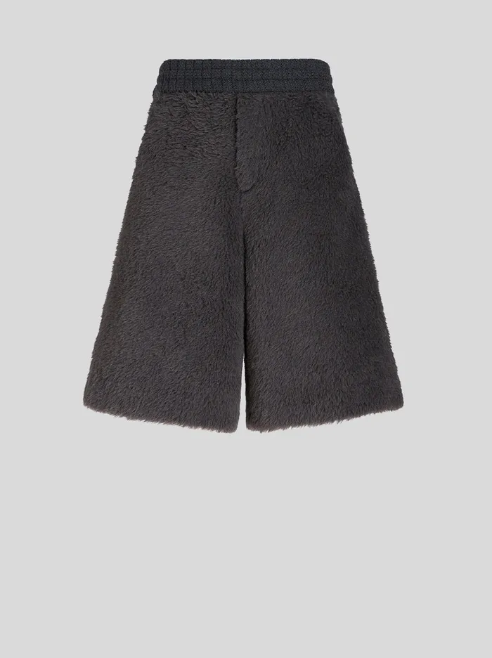 Men FurEffect Bermudas Etro Trousers