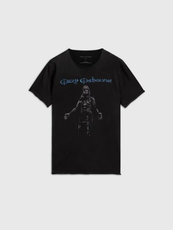 Men Graphic Tees John Varvatos OZZY OSBOURNE TEE Black