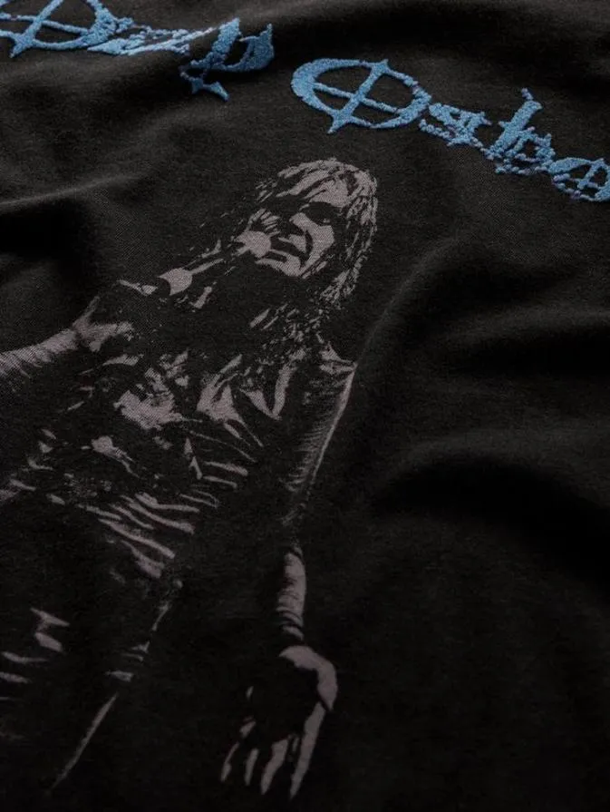 Men Graphic Tees John Varvatos OZZY OSBOURNE TEE Black