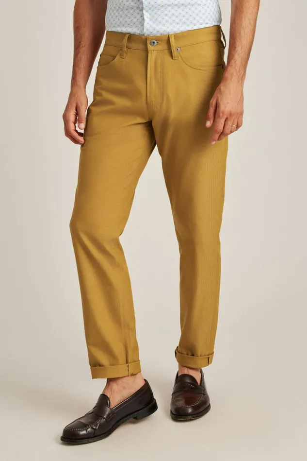 Men Herringbone 5Pocket Pants Bronze Medal Bonobos 5Pocket Pants