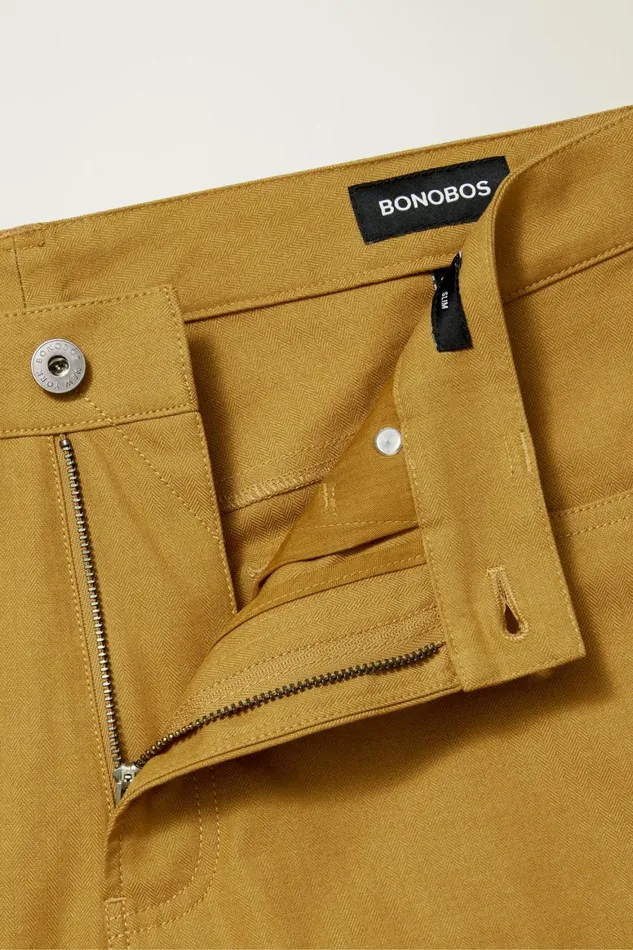 Men Herringbone 5Pocket Pants Bronze Medal Bonobos 5Pocket Pants