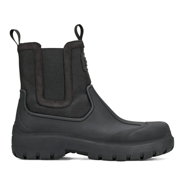 Men Insulated and Snow Boots Hunter Boots Lorde Insulated Waterproof Chelsea Boots Black
