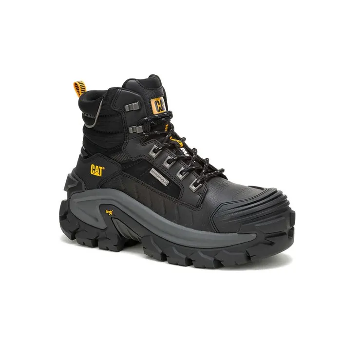 Men Invader Max Waterproof Composite Toe Work Boot Cat Footwear Boots
