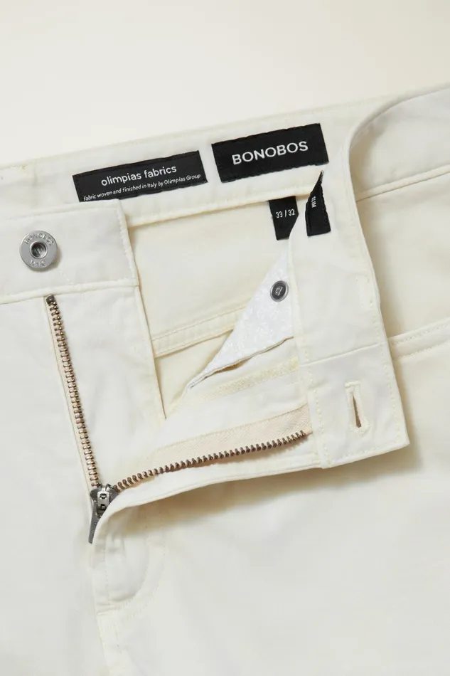 Men Italian Brushed 5Pocket Pants Light Sand Bonobos Jeans