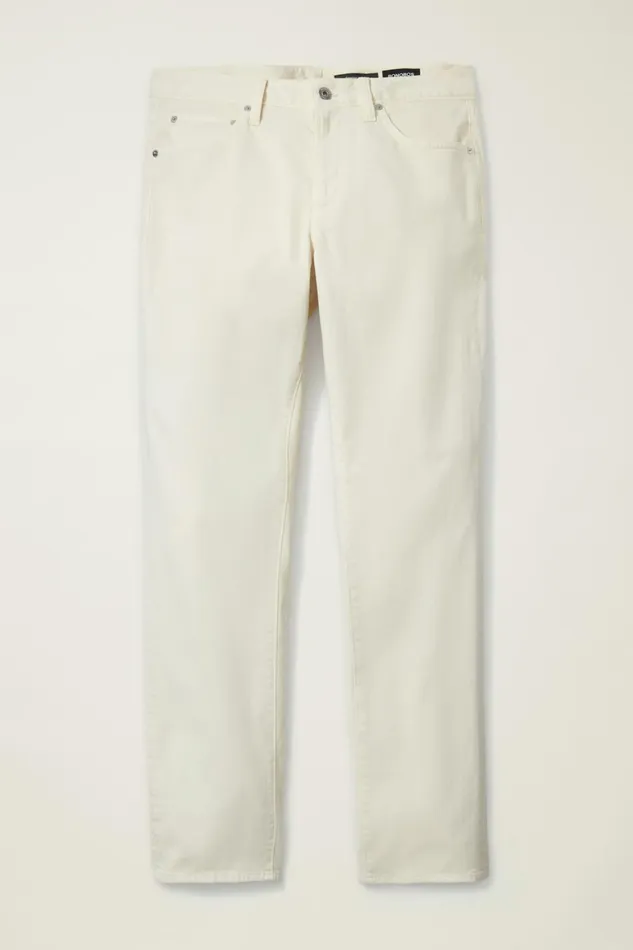 Men Italian Brushed 5Pocket Pants Light Sand Bonobos Jeans