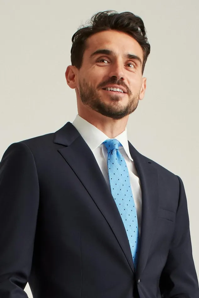 Men Italian Performance Suit Mason Solid Navy Bonobos Suits