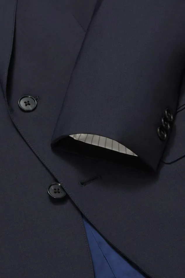 Men Italian Performance Suit Mason Solid Navy Bonobos Suits