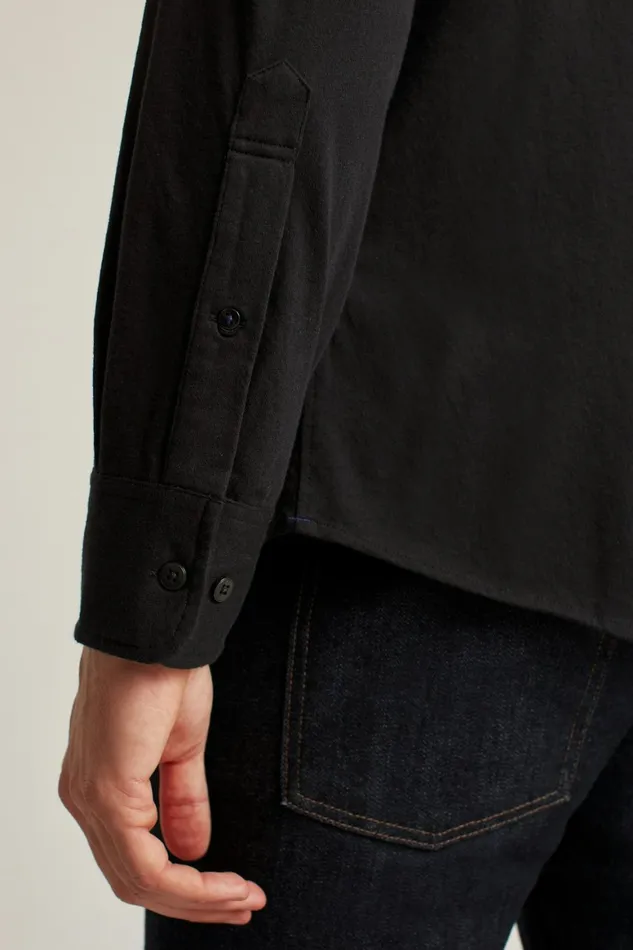 Men Jersey Everyday Shirt Black Bonobos Casual Shirts