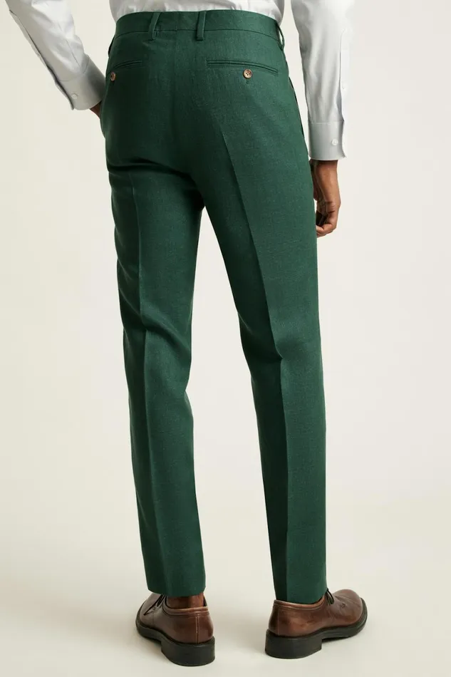Men Jetsetter Italian Linen Dress Pant Mineral Green Bonobos Dress Pants