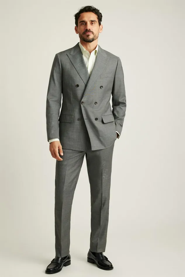 Men Jetsetter Italian Wool Double Breasted Blazer Grey Sharkskin Bonobos Blazers and Sport Coats Men Jetsetter Italian Wool Double Breasted Blazer Grey Sharkskin Bonobos Blazers and Sport Coats