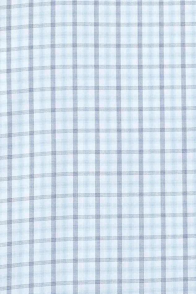 Men Jetsetter Stretch Dress Shirt Blue Alden Plaid Bonobos Business Casual Shirts