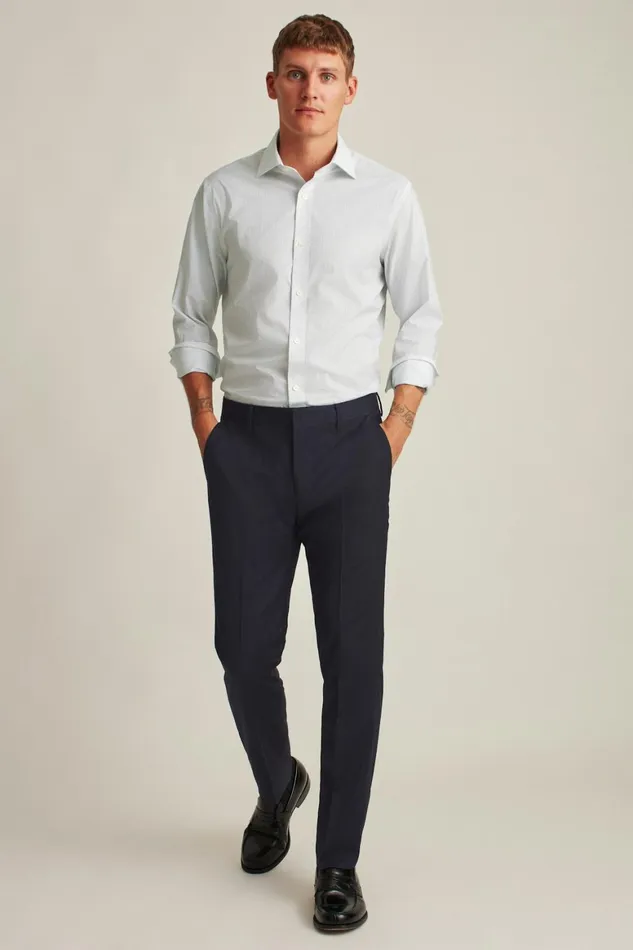 Men Jetsetter Stretch Dress Shirt Seabreeze Dot Bonobos Business Casual Shirts